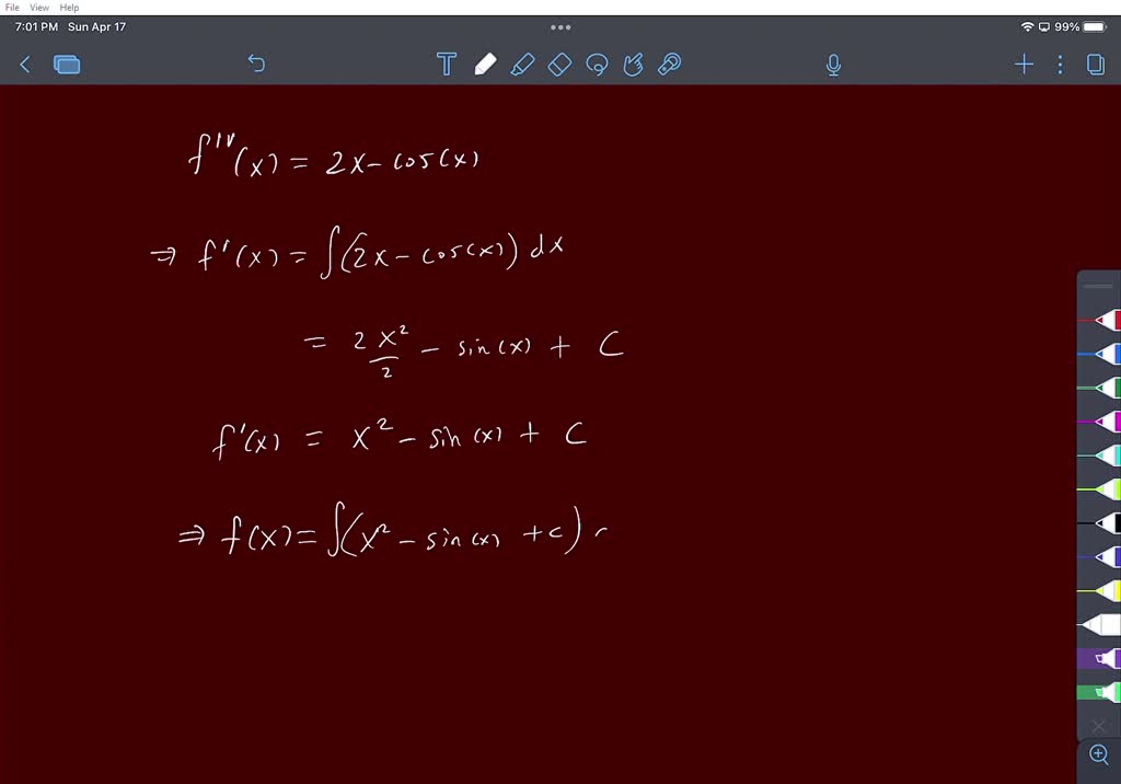SOLVED: Part 2 of 2 xxgx = xxgx + (xgx) So, following this same pattern,  the derivative of F(x) would be F(x) s Submit Skip (you cannot come back)  Part 1 of