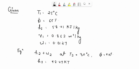 35-the-cooling-water-from-the-condenser-of-a-power-plant-enters-a-wet-cooling-tower-at-60c-at-a-rate-of-80-kgs-the-water-is-cooled-to-35c-in-the-cooling-tower-by-air-that-enters-the-tower-at-92923