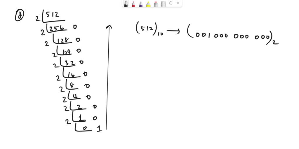 SOLVED: How many bits are required to count up to one million? Convert ...