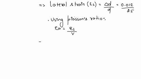 1-a-round-steel-rod-of-diameter-25-mm-is-subjected-to-axial-tensile-force-p-the-decrease-in-diameter-is-0012-mm-compute-the-largest-value-of-p-for-e-200-gpa-and-v033