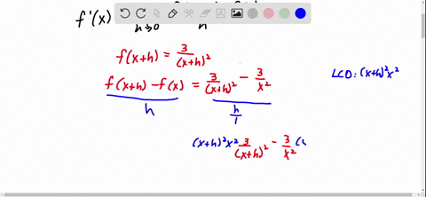 find-the-derivative-of-y3x2-using-the-definition-of-the-derivative-formula-2