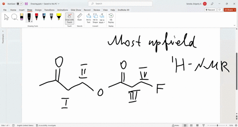 which-of-the-indicated-protons-in-the-following-compound-would-appear-most-upfield-in-the-h-nmr-spectrum-iv-18842