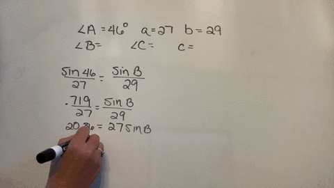 using-the-law-of-sines-to-find-a-triangle-with-one-obtuse-angle-if-a46a27b29-if-no-answer-exists-enter-dne-for-all-answers-otherwise-round-to-at-least-one-decimal-place-b-is-degrees-c-is-degrees-c-ass