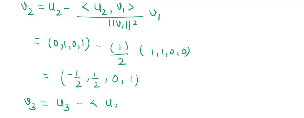 SOLVED: Let u1, U2, U3 be an orthonormal basis for an inner product ...