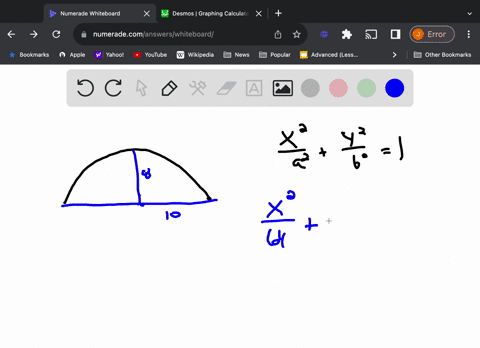 an-arch-has-the-shape-of-a-semi-ellipse-the-arch-has-a-height-of-8-feet-and-a-span-of-20-feet-find-an-equation-for-the-ellipse-and-use-it-to-find-the-height-in-feet-of-the-arch-at-a-distance-92795