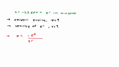 it-is-found-experimentally-that-136-ev-energy-is-required-to-separate-a-hydrogen-atom-into-a-proton-and-an-electron-compute-the-orbital-radius-and-the-velocity-of-the-electron-in-a-hydrogen-atom