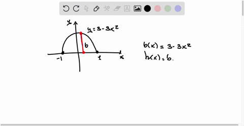 find-the-volume-v-of-the-described-solid-s-the-base-of-s-is-the-region-enclosed-by-the-parabola-y-3-3x2-and-the-x-axis-cross-sections-perpendicular-to-the-x-axis-are-isosceles-triangles-with-60669