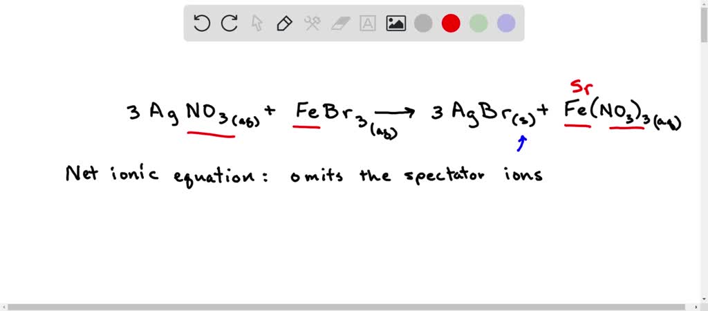 SOLVED: The following molecular equation represents the reaction that ...