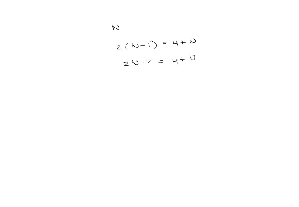 4 more than a number is at most twice the number