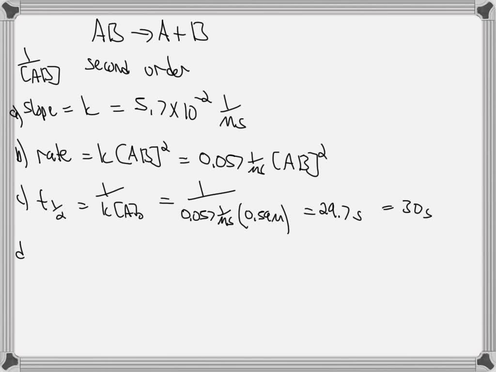 solved-1-the-following-reaction-was-monitored-as-a-function-of-time