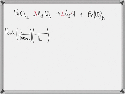 what-is-the-experimental-yield-in-g-of-precipitate-when-16-ml-of-a-06-m-solution-of-ironiii-chloride-is-combined-with-163-ml-of-a-0619-m-solution-of-silver-nitrate-at-a-843-yield-02613
