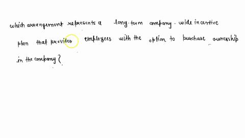 which-arrangement-represents-a-long-term-company-wide-incentive-plan-that-provides-employees-with-the-option-to-purchase-ownership-in-the-company-74658