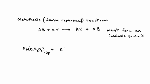 [GET ANSWER] Complete and balance the following methesis reaction in ...