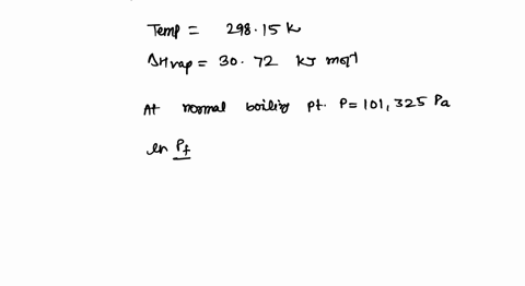 the-vapor-pressure-of-liquid-benzene-is-20170-pa-at-29815-kand-ahvap-3072-kjlmol-at-0o-atm-calculate-the-normal-boiling-point-boiling-point-at-q0-atm-ofbenzene-38633