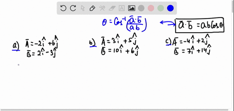 19-find-the-angle-between-the-following-pairs-of-vectors-a-a-2i6j-and-b21-3j-b-a-3i5j-and-b-10i6-j-c-a-4i2j-and-b7i14j-18568