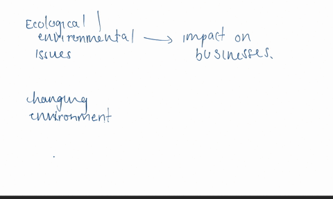 what-is-the-relevance-of-ecological-issues-to-the-business-environment-87913