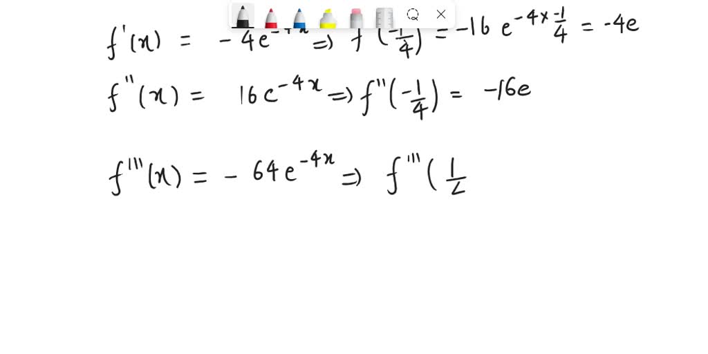 SOLVED: Use sigma notation to write the Taylor series about x = 0 for ...