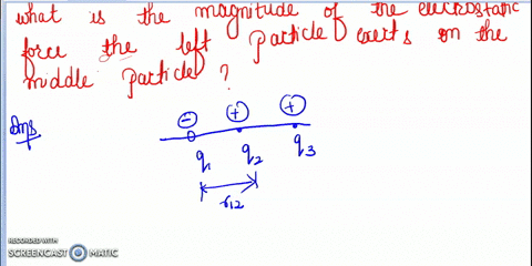 you-have-three-86-microcoulombs-particles-in-a-horizontal-line-the-particle-farthest-to-the-left-is-negative-the-other-two-are-positive-the-distance-between-the-particle-on-the-left-and-the-82542