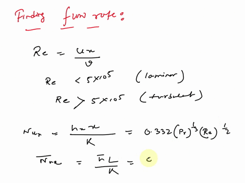 air-is-flowing-over-a-flat-plate-at-a-velocity-of-7-ms-with-a-temperature-of-20-c-the-plate-has-a-width-of-2-m-and-a-length-of-8-m-with-a-temperature-of-140-c-determine-the-rate-of-heat-transfer-from-