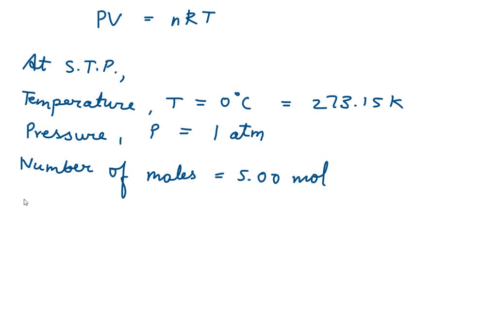 SOLVED: So, if 0.477 mol of CO2 occupies 15 liters how much would 1.00 ...