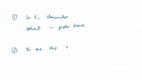 in-an-e1-reaction-the-solvent-acts-as-an-___________-reactive-intermediate-nucleophile-proton-donor-base-source-of-the-added-ether-group-concerted-one-step-elimination-reaction-strong-base-l-47744