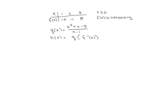 1-let-f-be-an-increasing-function-defined-for-x-0-the-let-f-be-an-increasing-function-defined-for-x0-the-table-to-the-right-shows-values-of-fx-at-selected-values-of-x-suppose-the-function-g-09936