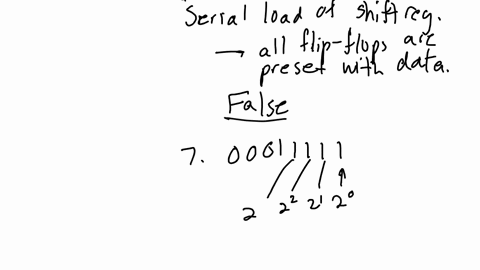 question-6-125-points-save-answer-serial-load-of-a-shift-register-means-all-flip-flops-are-preset-with-data-true-false-qquad-question-7-125-points-save-answer-the-binary-number-00011111-equals-3-f-in