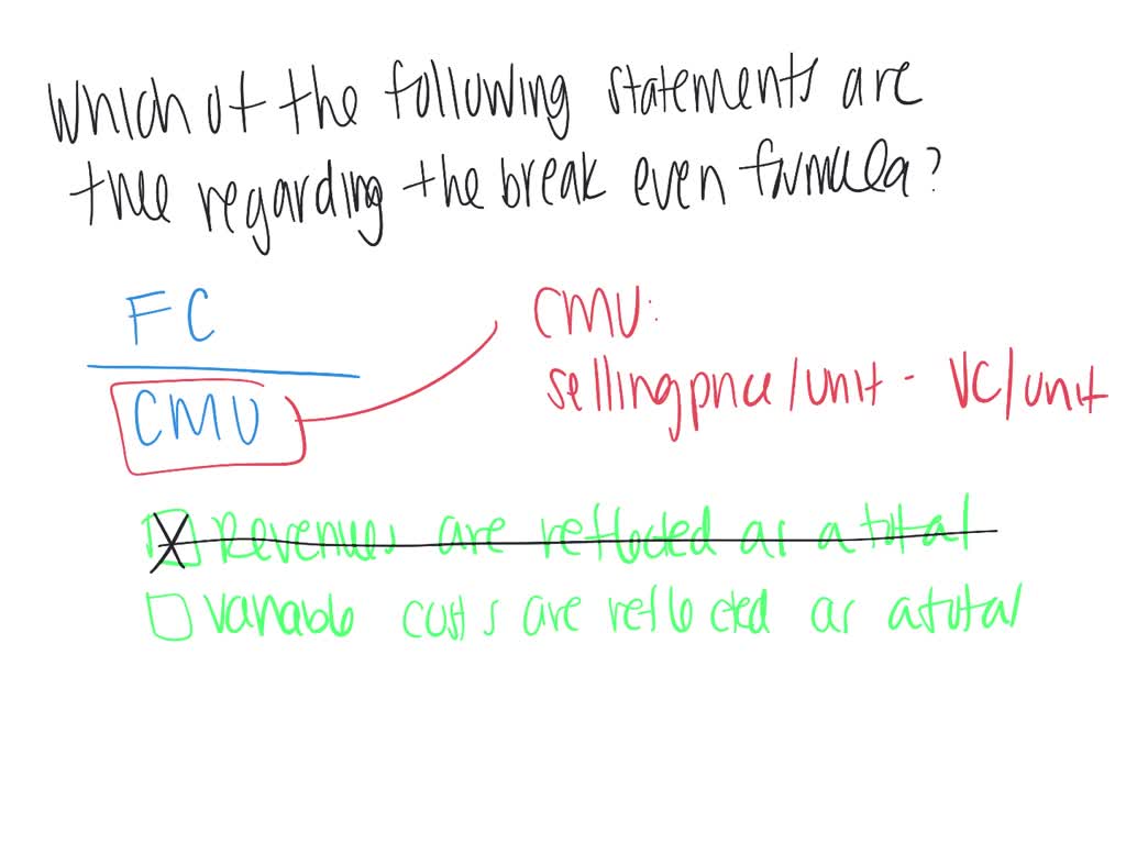 Which Of The Following Statements Is Correct Regarding Revenues SOLVED: Which of the following are true statements regarding the