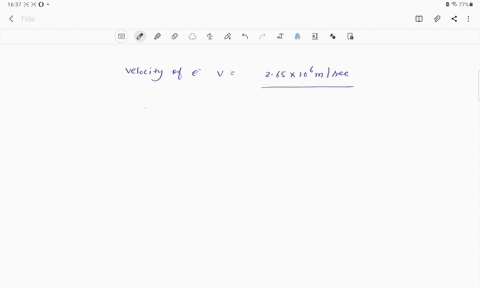 calculate-the-wavelength-of-an-electron-traveling-with-a-speed-of-265-106-ms-51942
