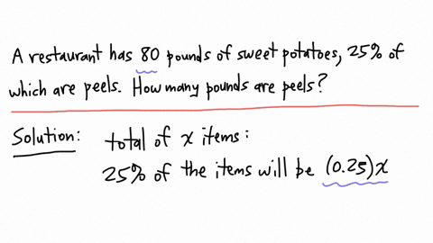 a-restaurant-purchases-80-pounds-of-sweet-potatoes-twenty-five-percent-of-the-potatoes-are-peels-how-many-pounds-of-sweet-potatoes-are-peels