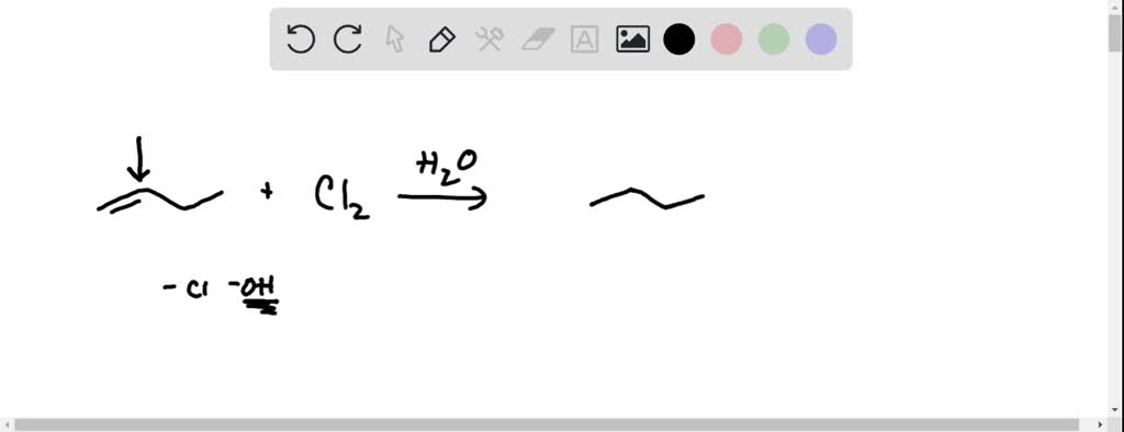 SOLVED: What would be the product of the reaction 1-butene with ...