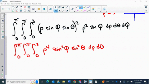 use-spherical-coordinates-evaluate-iiint_e-y2-dv-where-e-is-the-solid-hemisphere-x2-y2-z2-le-9-y-ge-39244