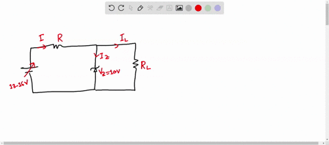 a-10v-zener-diode-is-used-to-regulate-the-voltage-across-a-variable-load-resistor-the-input-voltage-varies-between-13v-and-16v-and-the-load-current-varies-between-10-and-85ma-the-minimum-zen-84223