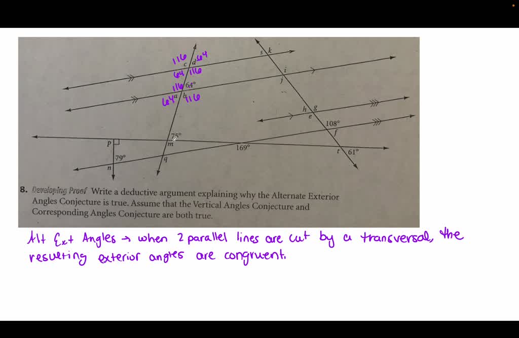 SOLVED 8. Develosing Proof Write a deductive argument explaining why