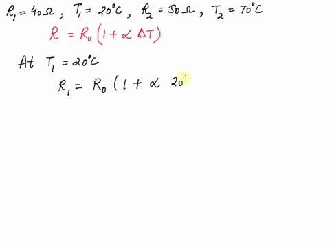 the-resistance-of-wire-increases-from-40-ohm-at-20-0c-to-50-ohm-at-70-0c-find-the-temperature-coefficient-of-resistance-at-0-0c-39786