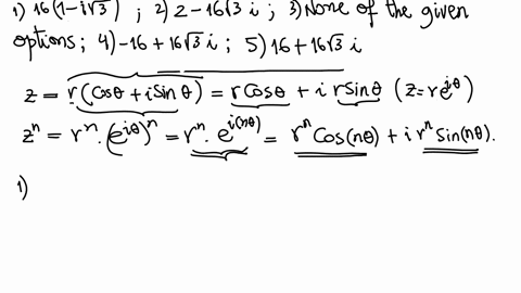 let-z1sqrt3-i-using-de-moivers-theorem-write-z5-in-standard-form-161-i-sqrt3-2-16-sqrt3-i-none-of-the-given-options-1616-sqrt3-i-1616-sqrt3-i