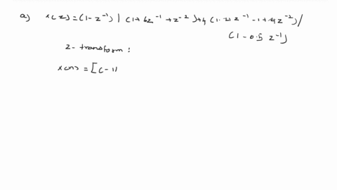 1-determine-the-causal-signal-xn-if-its-z-transform-xz-is-given-by-a-1-z-1-16z-1z-2-4-1-4z-14z-21-05z-1-b-2-consider-the-causal-system-defined-by-the-pole-zero-pattern-shown-in-the-figure-be-34024