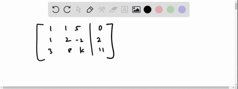 for-what-value-of-k-will-the-system-have-no-solutions-points-consider-linear-system-whose-augmented-matrix-is-04545