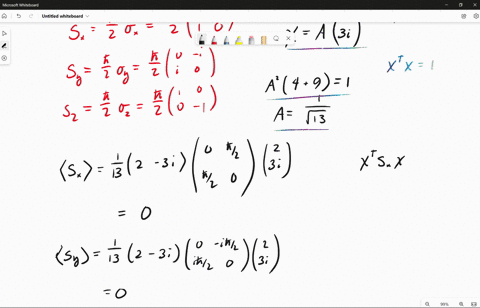 q8_-an-electron-is-in-the-spin-state-x-a-determine-the-normalization-constant-6-find-the-expectation-values-of-sxsy-and-sz-e-find-the-uneertainty-in-sy-ic-osy-use-the-standard-deviation-form-42076