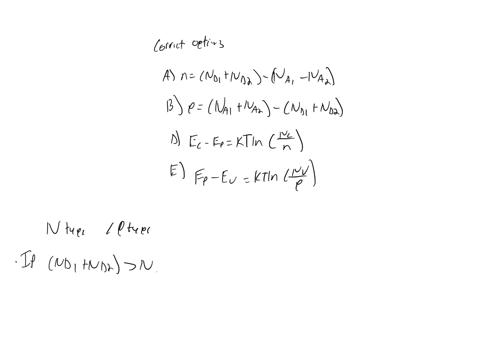 question-13-10-points-for-a-material-doped-with-mathrmn_mathrmd-1-mathrmn_mathrmd-2-mathrmn_mathrma-1-and-mathrmn_mathrma-2-which-of-the-following-is-correct-a-the-material-is-n-type-with-mathrmnleftm