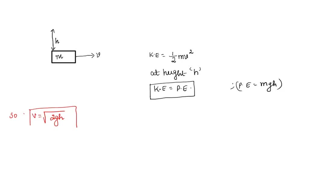 SOLVED: Kinetic Energy Of A Moving Body Of Mass ‘m’ Moving With A ...