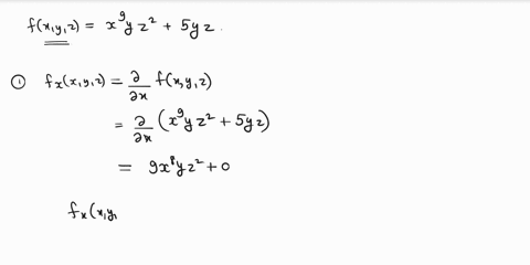 find-the-first-partial-derivatives-of-the-function-fx-y-z-x9yz2-5yz-fxx-y-z-fyx-y-z-fzx-y-z-90348