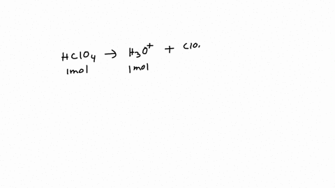 what-is-the-ph-of-a-22-m-solution-of-hclo4-60367