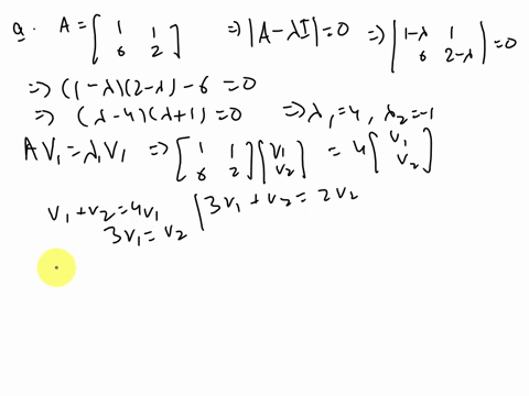 a-find-the-eigenvalues-and-eigenvectors-of-the-matrix-a-2-8-marks-b-use-the-results-of-part-a-to-solve-the-system-of-differential-equations-6x-2y-7-marks-satisyfing-the-initial-conditions-z0-90482