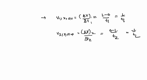 an-athlete-leaves-one-end-of-a-pool-of-length-l-at-t-5-0-and-arrives-at-the-other-end-at-time-t1-she-swims-back-and-arrives-at-the-starting-position-at-time-t2-if-she-is-swimming-initially-i-57146