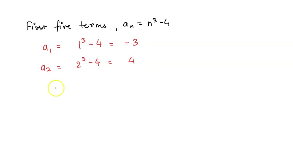 Solved Write The First Ten Terms Of The Sequence Defined By An 9n