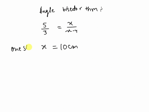 one-side-of-a-triangle-is-4cm-longer-than-the-other-side-the-ray-bisecting-the-angle-formed-by-these-sides-divides-the-opposite-sides-into-5cm-and-3cm-segments-find-the-perimeter-of-the-triangle