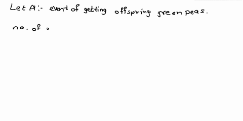 4127-question-help-genetics-experiment-on-peas-one-sample-of-offspring-contained-388-green-peas-and-10-yellow-peas-based-on-those-results-estimate-the-probability-of-getting-an-offspring-pea-80593
