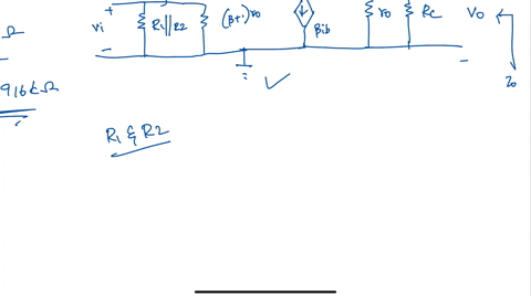 question-1-a-bjt-network-with-ce-voltage-divider-bias-configuration-is-shown-belowthrough-the-dc-bias-circuit-analysis-we-can-calculate-that-the-emitter-current-ie-137-ma-use-the-re-transist-31059