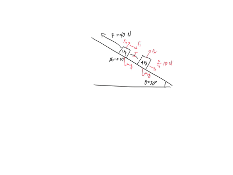 question-2-start-on-new-page-block-of-mass-connecled-t0-anolher-block-of-mass-kg-by-light-inextensible-string-the-system-pulled-up-rough-plane-inclined-at-30-to-the-horzontal-by-moans-of-con-84581